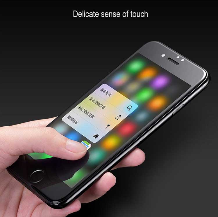 محافظ شیشه ای سه کاره آیفون CACTUS Full Cover 3 in 1 Tempered Glass | iphone 7 Plus
