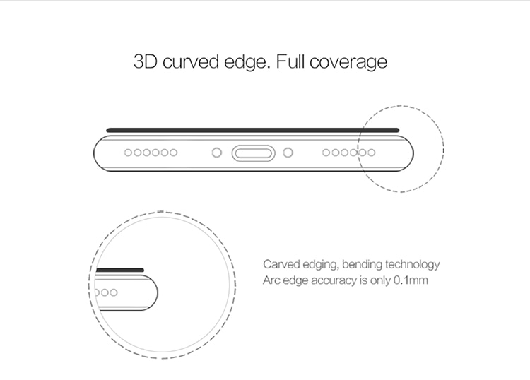 محافظ صفحه تمام چسب پوشش منحنی آیفون MB 5D Full Glass | iphone X