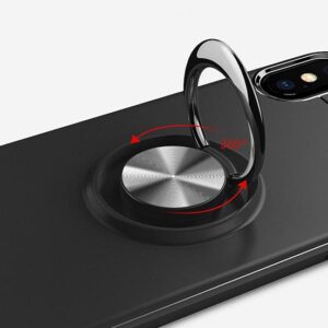 قاب طرح چرم انگشتی اپل Becation Metal Magnetic Case | iphone XS Max