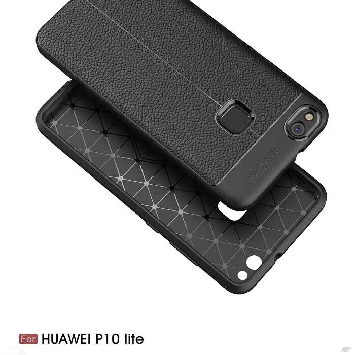 قاب طرح چرم اتو فوکوس هواوی Auto Focus Litchi Case | Huawei P10 Lite 