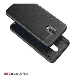 قاب محافظ اتو فوکوس سامسونگ Auto Focus Litchi Case Galaxy C8 | j7 Plus
