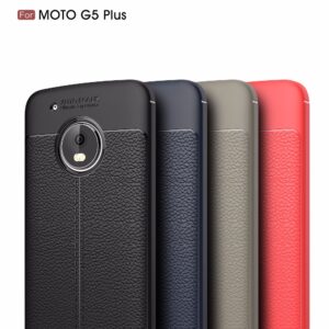 قاب محافظ طرح چرم موتورولا Auto Focus Soft TPU Letter Case | Moto G5 Plus