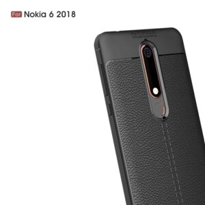قاب محافظ نوکیا Auto Focus Leather Silicone Case Nokia 6.1 | Nokia 6 2018