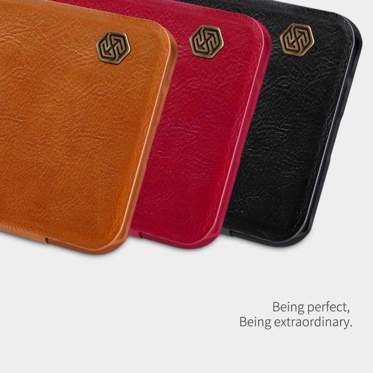 کیف چرمی نیلکین سامسونگ Nillkin Qin Series Wallet Cover | Galaxy A6 2018