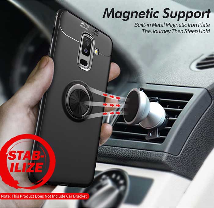 قاب محافظ سامسونگ Becation Magnetic Car Holder Stand Case | Galaxy A6 Plus 2018