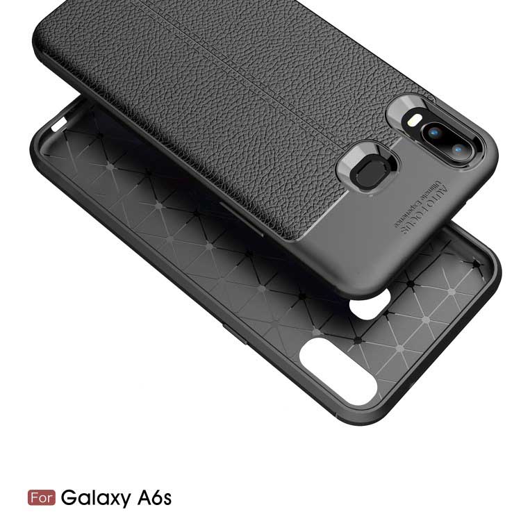 قاب محافظ اتو فوکوس سامسونگ Auto Focus TPU Leather Case | Galaxy A6s