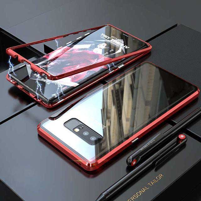 قاب دو تکه مگنتی سامسونگ Magnetic Adsorption Metal Bumper Case | Galaxy Note 8 