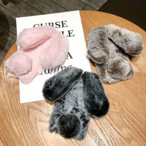 قاب گوشدار سامسونگ Kissacase Rabbit Fur Winter Case | Galaxy Note 9