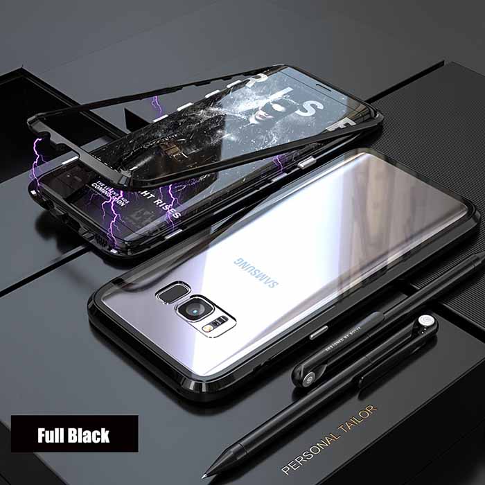 قاب محافظ دو تکه مگنتی سامسونگ Magnetic Metal Bumper Case | Galaxy S8 Plus