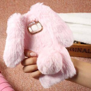 قاب محافظ سامسونگ Kissacase Rabbit Design Soft Fur Case | Galaxy S8
