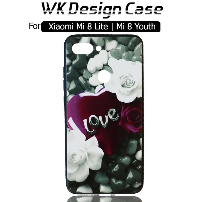 قاب طرح دار شیائومی WK Soft TPU Girl Design Case Xiaomi Mi 8 Lite | Mi 8 Yoth