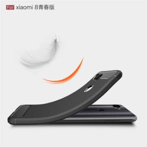 قاب اوریجینال فیبر کربن شیائومی Carbon Fiber Rugged Armor Case Xiaomi Mi 8 Lite | Mi 8X