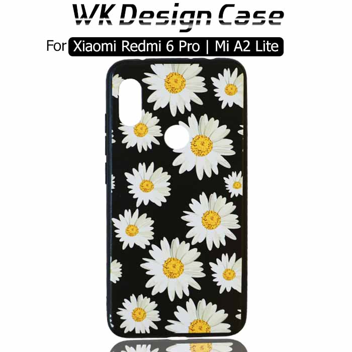 قاب طرح گل شیائومی WK Soft TPU Flower Design Case Xiaomi Redmi 6 Pro | Mi A2 Lite