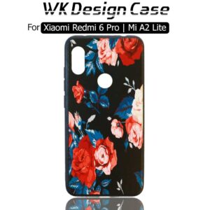 قاب طرح گل شیائومی WK Flower Soft TPU Case Xiaomi Mi A2 Lite | Redmi 6 Pro