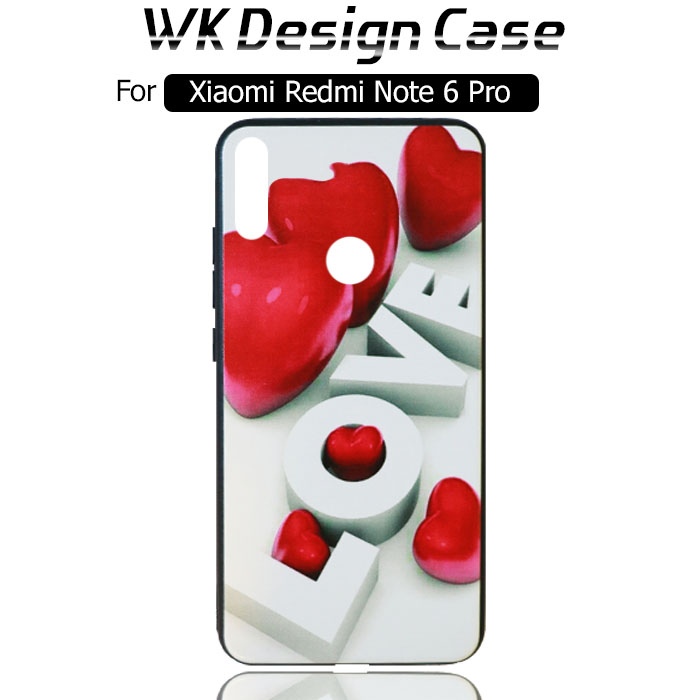 قاب طرح دار شیائومی WK Design Soft Silicone Case | Xiaomi Redmi Note 6 Pro