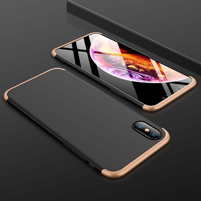 قاب محافظ سه تیکه اپل GKK 3 in 1 Full Coverage Matte Case | iphone XS Max