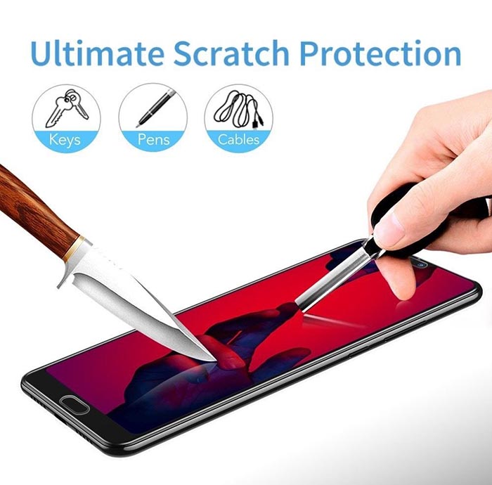 محافظ صفحه تمام چسب هواوی Film 5D Tempred Glass Protector | Huawei P20 Pro