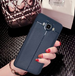 قاب محافظ اتو فوکوس سامسونگ Auto Focus Litchi Grain Texture Case | Galaxy j7 2016