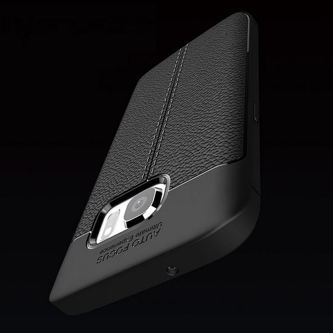 قاب اتو فوکوس سامسونگ Litchi Leather Pattern Auto Focus Case | Galaxy Note 5