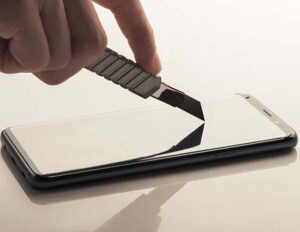 محافظ صفحه تمام چسب AB موبیلو MOBILO Full AB Glue 3D Glass | Galaxy S9 Plus
