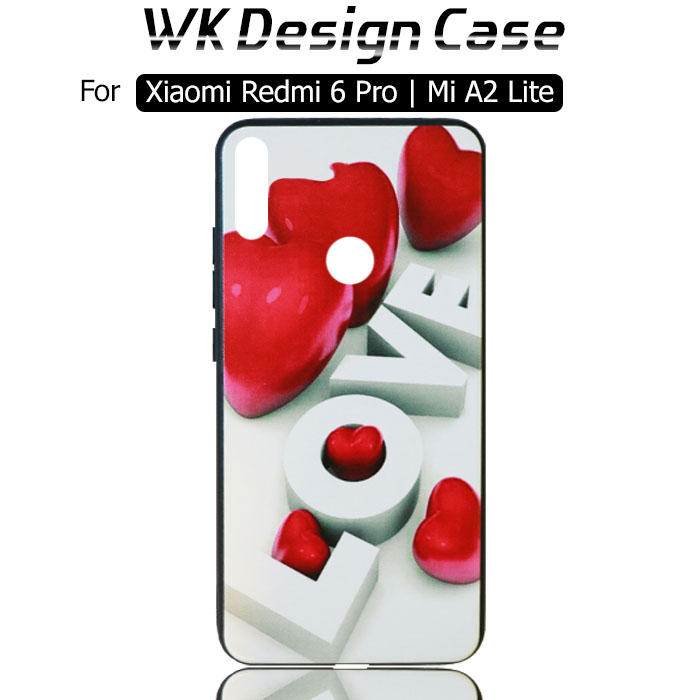 قاب طرح دار شیائومی WK Design Floral Painted Case Xiaomi Mi A2 Lite | Redmi 6 Pro