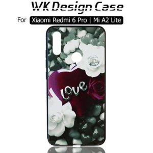 قاب محافظ شیائومی WK Design Floral Painted Case Xiaomi Redmi 6 Pro | Mi A2 Lite