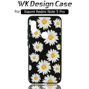 قاب محافظ فانتزی شیائومی WK Design Soft Silicone Flower Case | Redmi Note 5 pro