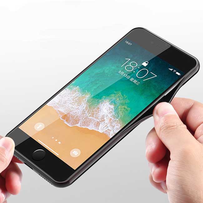 قاب اوریجینال پشت گلس اپل Luxury Tempered Glass Back Cover | iphone 8