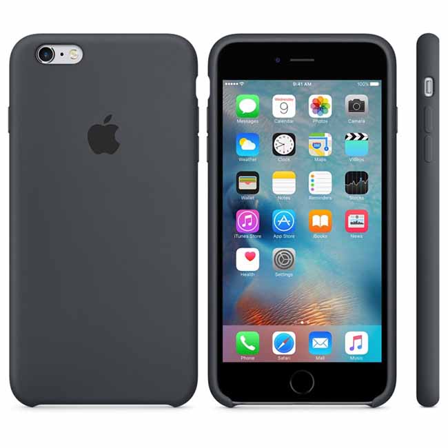 کاور سیلیکونی اصلی اپل Liquid Silicone Soft Rubber Cover iphone 6 | iphone 6s