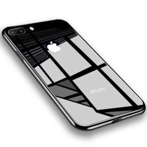قاب اوریجینال پشت گلس اپل Luxury Slim Temperd Glass Case | iphone 8 Plus