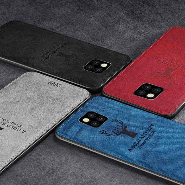 قاب محافظ گوزنی هواوی Silicone Cloth Pattern Deer Case | Huawei Mate 20 pro