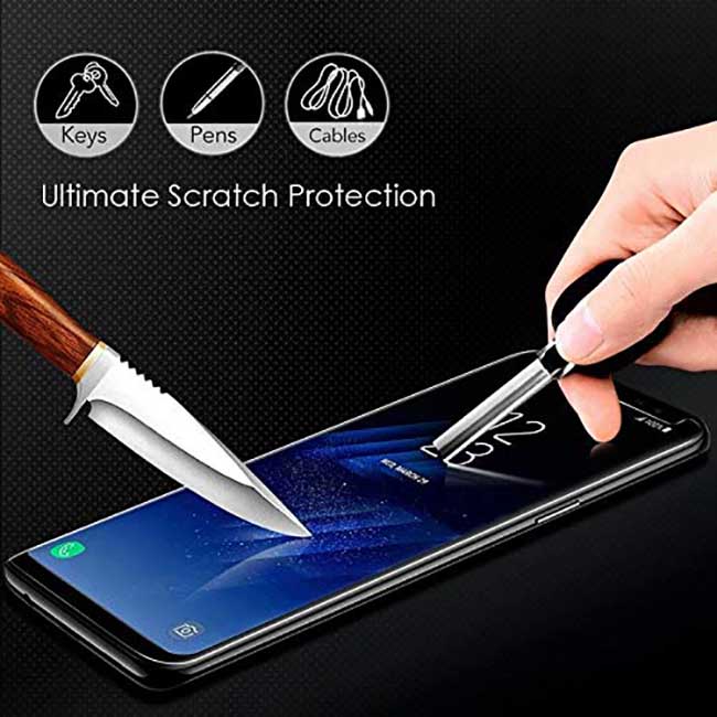 محافظ تمام صفحه یو وی سامسونگ 3D Curved Tempered Glass UV Light | Galaxy Note 9