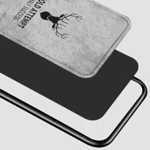 قاب گوزنی طرح پارچه شیائومی Silicone Cloth Pattern Vintage Deer Case | Xiaomi Mi 8