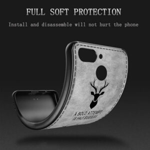 قاب گوزنی طرح پارچه شیائومی Silicone Cloth Pattern Deer Case | Xiaomi Redmi 6