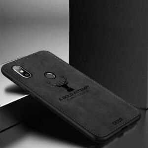 قاب محافظ گوزنی شیائومی Cloth Texture Silicone Deer Case | Xiaomi Redmi Note 6 Pro