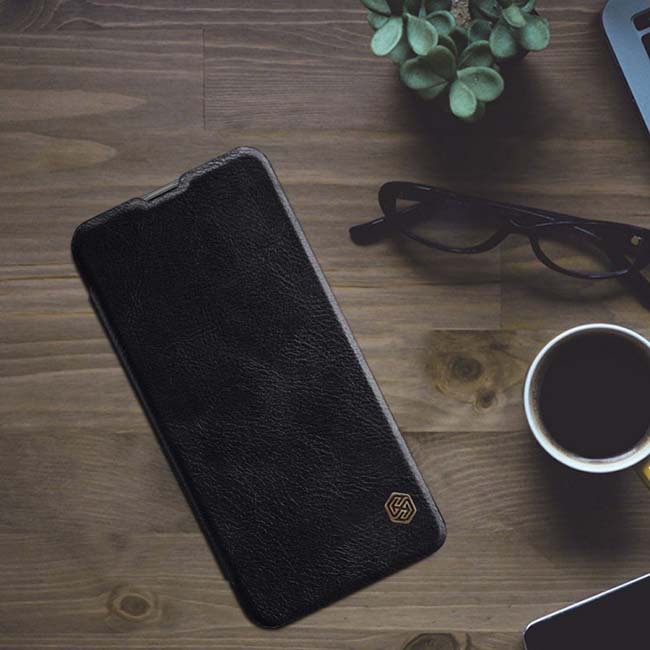 کیف چرمی نیلکین هواوی Nillkin Qin Series Leather Flip Cover | Huawei Nova 4