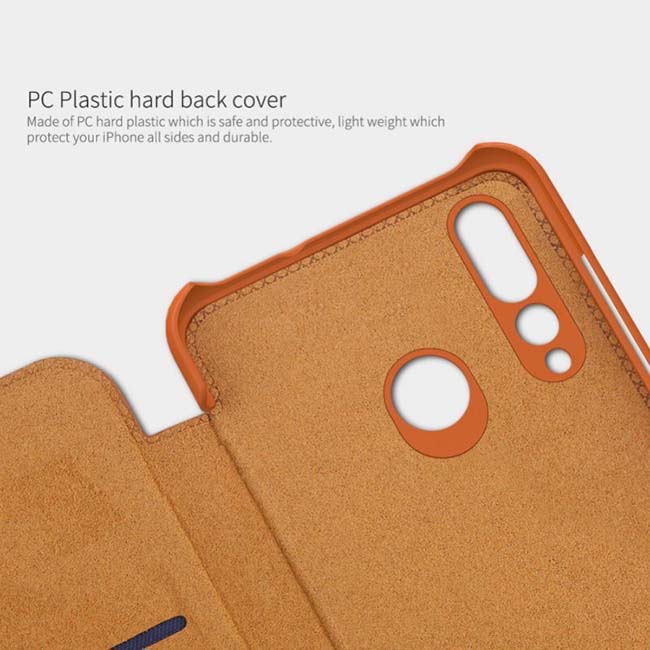 کیف چرمی نیلکین هواوی Nillkin Qin Series Leather Flip Cover | Huawei Nova 4