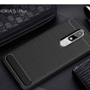 قاب محافظ فیبر کربن نوکیا Rugged Armor Shock-Proof Case Nokia X5 | Nokia 5.1 Plus
