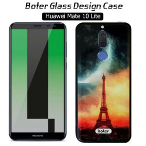 قاب طرح سرامیکی هواوی Boter Glass Pattern Eiffel Design Case | Huawei mate 10 Lite