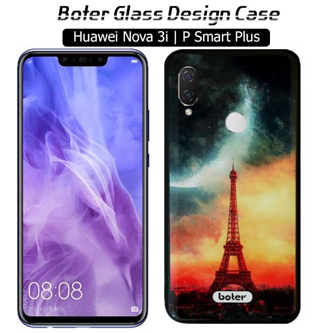 قاب طرح سرامیکی هواوی Boter Glass Eiffel Design Cover Nova 3i | P Smart Plus