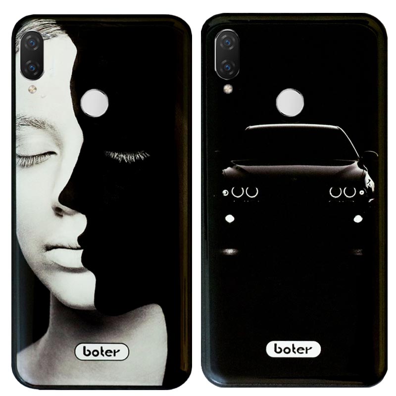 قاب طرح دار هواوی Boter Glass Black Design Case Huawei Nova 3i | P Smart Plus