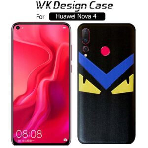 قاب محافظ طرح دار هواوی WK Soft TPU Angry Eyes Design Case | Huawei Nova 4