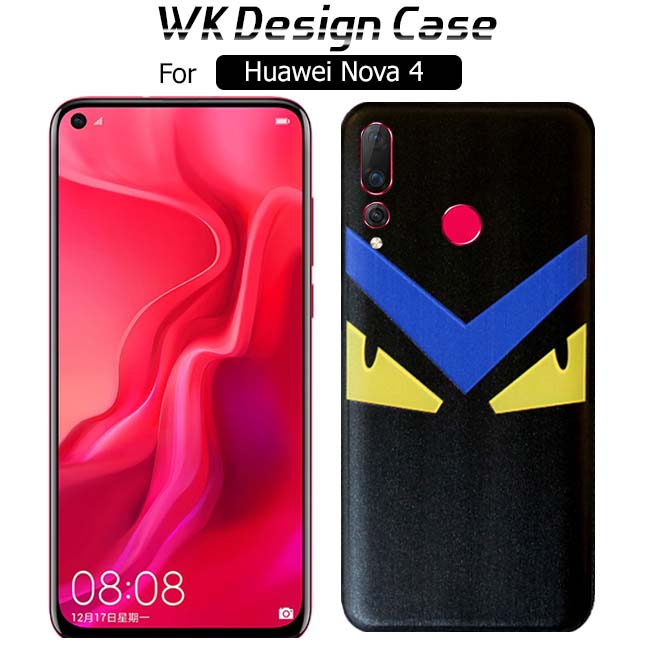 قاب محافظ طرح دار هواوی WK Soft TPU Angry Eyes Design Case | Huawei Nova 4