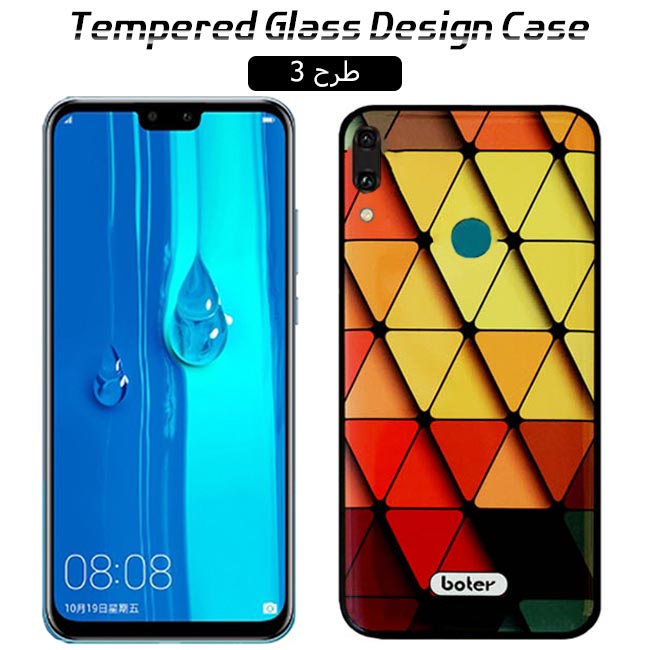 قاب براق طرح سرامیکی هواوی Boter Glass Design Case Huawei Y9 2019 | Enjoy 9 Plus