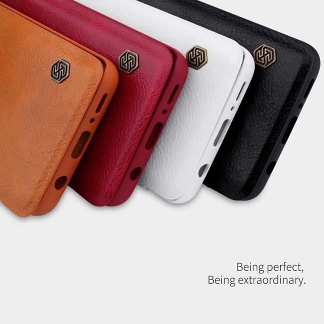 کیف محافظ Qin نیلکین سامسونگ Nillkin Qin Flip Leather Case | Galaxy S10 Plus