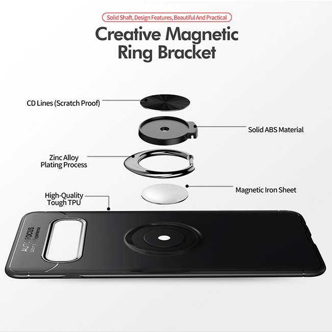 قاب محافظ انگشتی سامسونگ Becation Magnetic Finger Ring Case | Galaxy S10 Plus