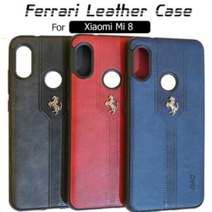 قاب محافظ چرمی فراری شیائومی Ferrari PU Leather Cover | Xiaomi Mi 8