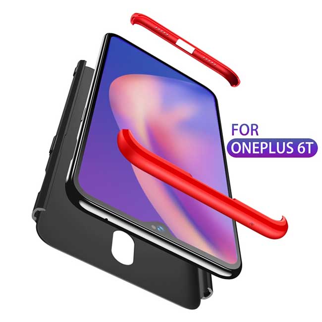 قاب اصلی سه تیکه وان پلاس GKK Original 3 in 1 Full Cover | OnePlus 6T