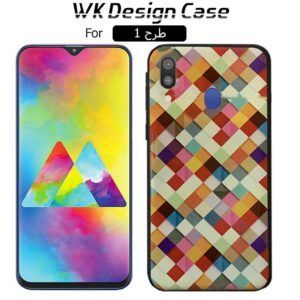 قاب براق طرح دار سامسونگ WK Desgin Soft Silicone Colorful Case | Galaxy M20