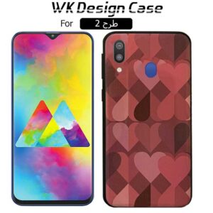 قاب براق طرح دار سامسونگ WK Desgin Soft Silicone Colorful Case | Galaxy M20
